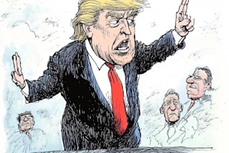 illustrate your political cartoon