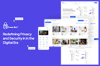 design amazing saas web panel and landing website for you