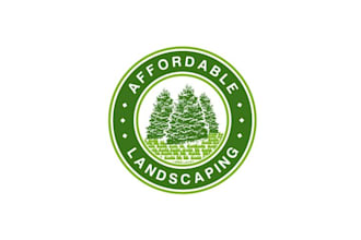 make spectacular surprising landscaping logo