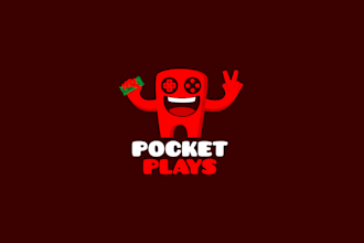 make admirable gaming pocket plays app logo