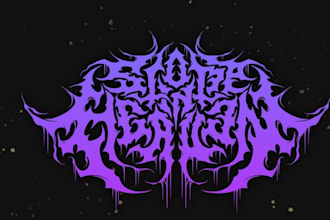 death metal logo, metalcore, deathcore, for band, brands, clothing