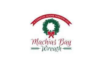 make masterfully unique maine wreaths logo