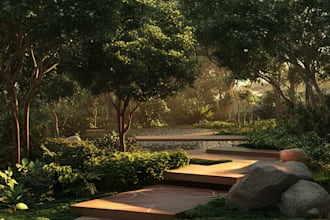 do amazing environment concept art and landscape art