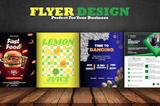 create corporate flyer posters brochures and print design