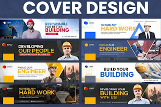 design linkedin profile, backdrop banner, church flyer and postcard design