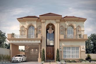 design 3d architecture exterior rendering home house commercial building model