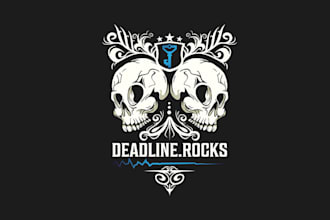 make important classic deadline rocks logo