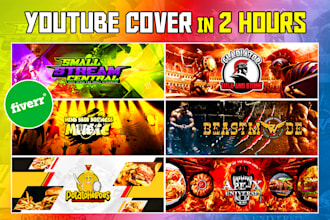 design professional youtube cover in 2 hours