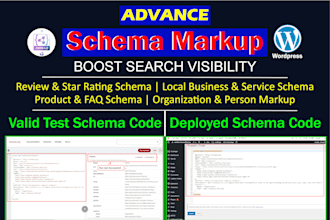 set up json ld schema markup and google rich snippets for wordpress site