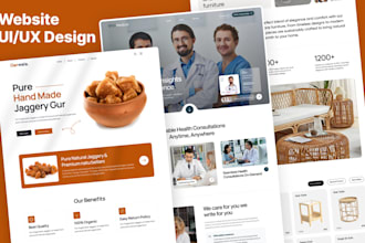 do modern figma website UI design