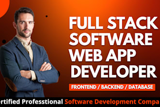 do custom ai software, full stack web application developer, PHP laravel website