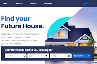 build real estate website, landing page and listing with idx and investor carrot