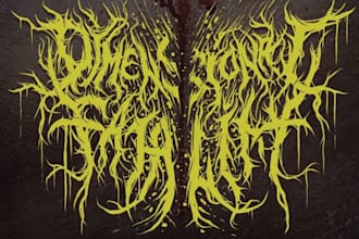 create unique black metal logo for your band