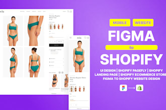 build figma to shopify website shopify landing page shopify pagefly expert