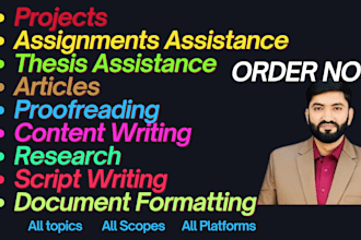 assist in quality writing services and urgent research work with documentation