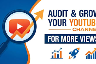 audit and grow your youtube channel for more views