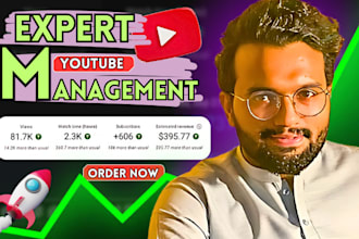 be your pro youtube channel manager to boost growth