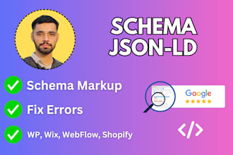 set up schema markup, rich snippets, and structured data for any website