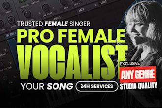 sing your song with professional female vocals