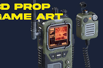 create optimized 3d props for your videogame
