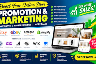 boost etsy store promotion shopify marketing seo traffic sales funnel easy ads