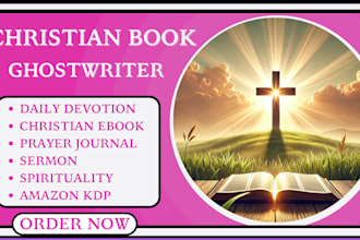 ghostwrite daily devotion christian ebooks amazon kdp ebook ghostwriter