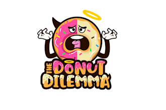 design awesome donuts dilemma logo