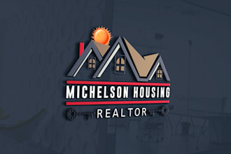 do a real estate, construction and realtor business logo design