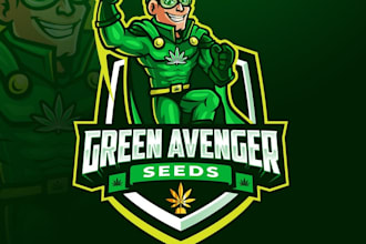 design green avenger seeds logo