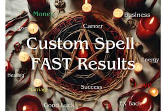 cast a strong, custom spell for anything with fastest results
