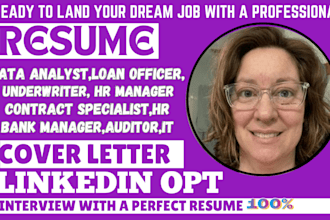 write resume for director,financial,HR,sales,insurance agent finance manger cv