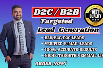 provide targeted email list d2c and b2b verified email list fo business industry