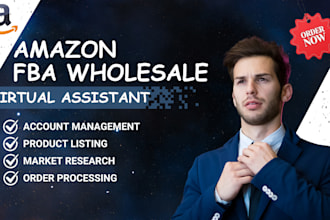 be your expert amazon fba wholesale virtual assistant