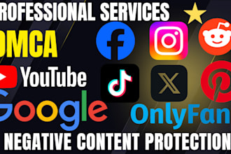 report to remove, pirated, illegall, leaked, defaming content of social media