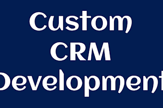 create CRM web application