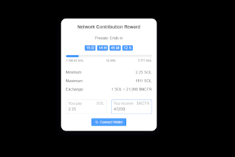 do solana presale dapp in 1 hour