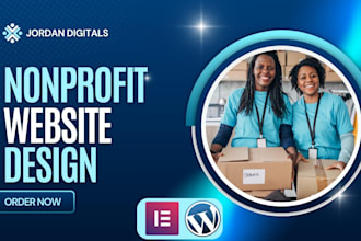 design nonprofit website, non profit charity website, crowdfunding ngo website