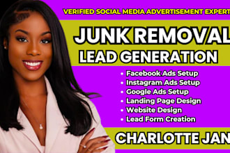 junk removal leads junk removal facebook ads junk removal google ads video ads