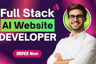 build, rebuild, fullstack developer, frontend, backend, custom ai web developer