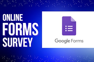 do a google form for your questionnaire in 1 hour