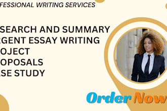 do urgent essay writing, research summary, case study, proposal