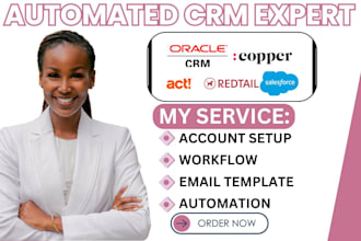 setup oracle crm act bitrix24 integration copper salesforce zapier automation va
