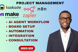setup project taskade automation and integration ai agent, zapier automation