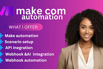 setup make com automation integromat make com scenario make com automation