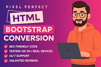 convert figma to html, figma to react, psd to html, xd to html, bootstrap 5