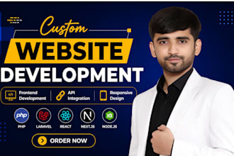 develop a custom website