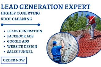 generate roof cleaning leads pressure washing leads solar panel  cleaning leads