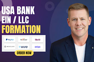 set up USA llc mercury bank stripe paypal payoneer shopify wix payment gateways