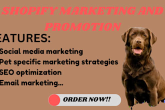 boost shopify pet store sales shopify promotion shopify marketing