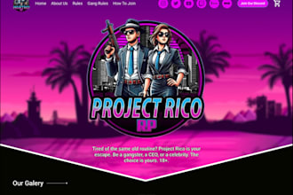 make website for your gta 5 roleplay fivem server